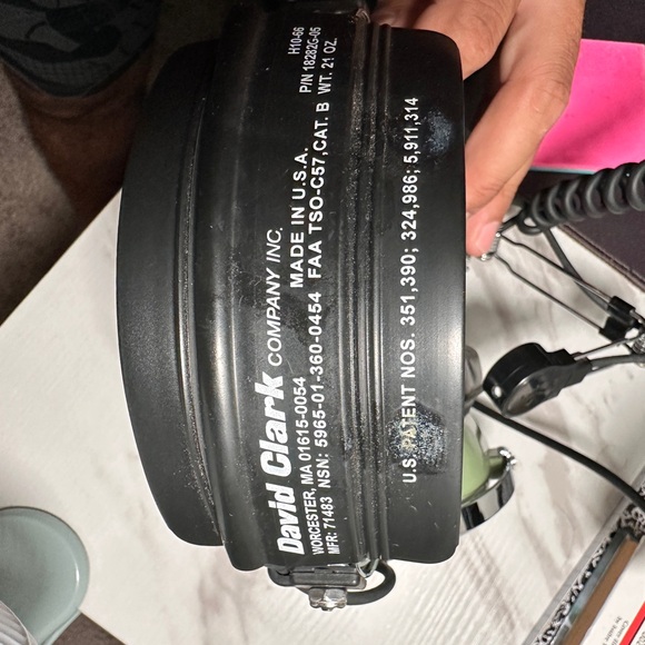 David Clark Military Headset Aviation Microphone Model H10-66 - Picture 11 of 11